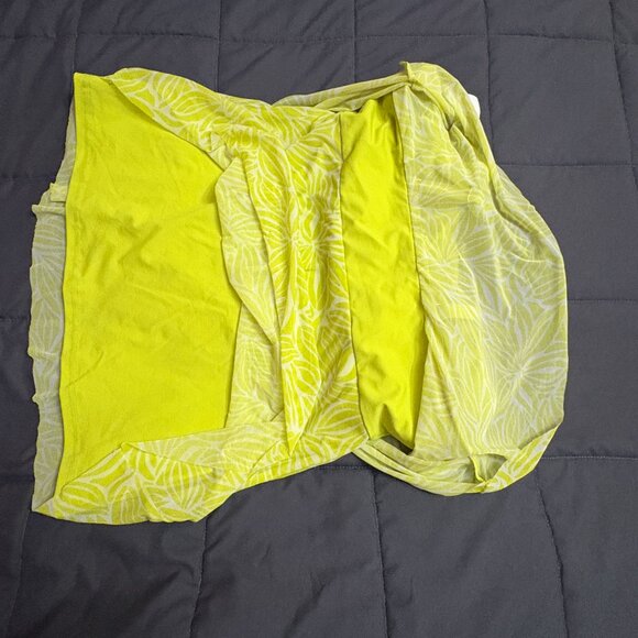 Mesh Scoop Neck Tiered Tankini Swimsuit Top - Size: XSL - NWT - Picture 8 of 11